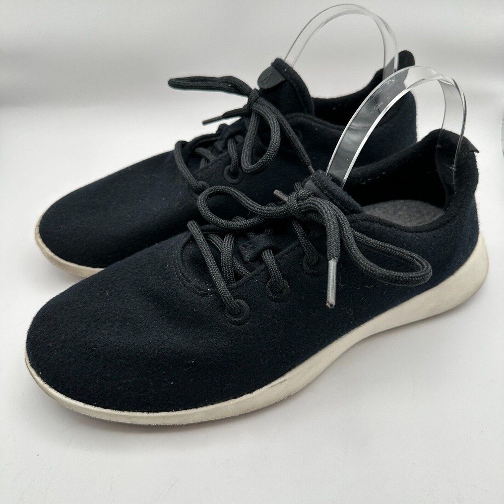 Allbirds Sneakers Wool Runners Shoes‎ Mens Size 10 Black Comfort Walking Casual